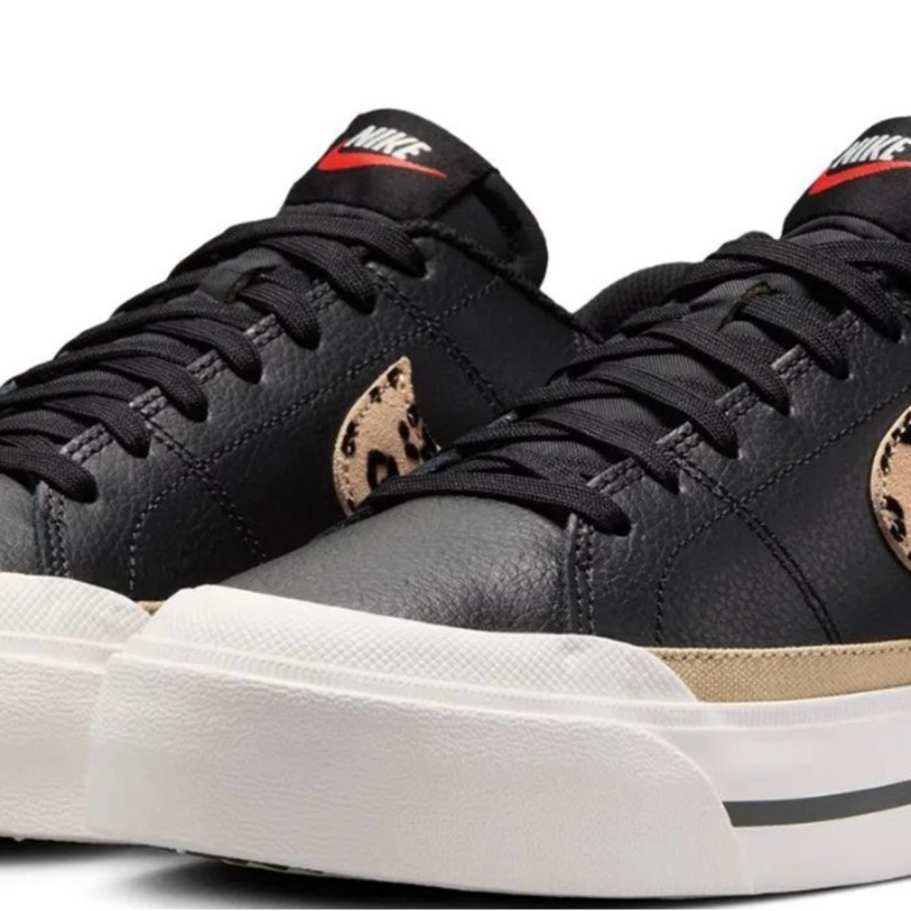 Nike Court Legacy Lift Sneakers with Animal Print